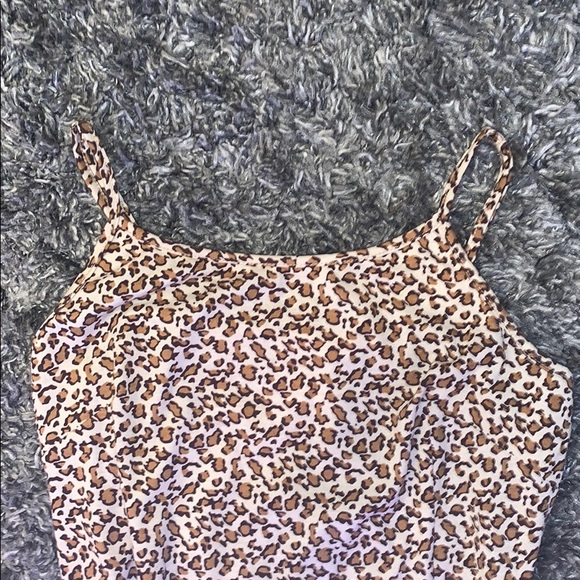 Cheetah print cami dress - Picture 2 of 4